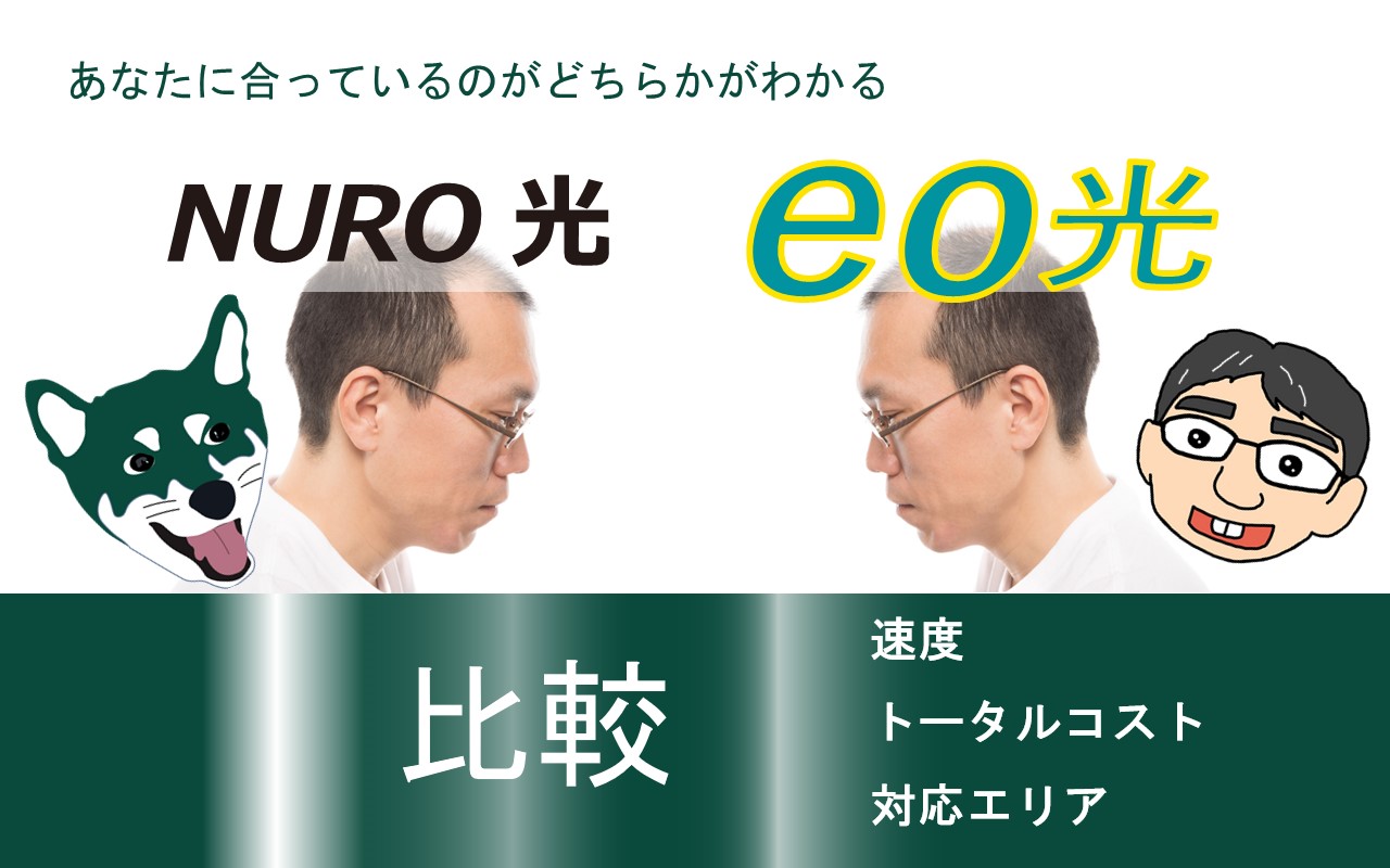 NURO光 eo光(イオ光)　比較